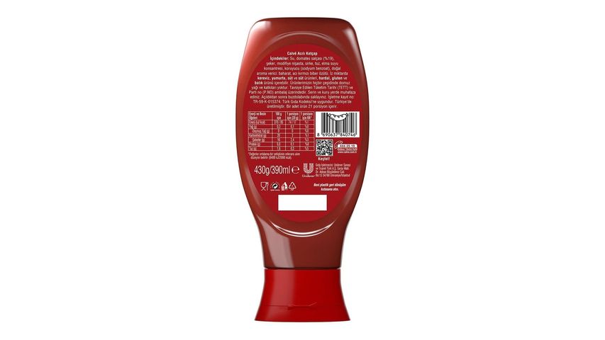 Calvé Acılı Ketçap 430 g
