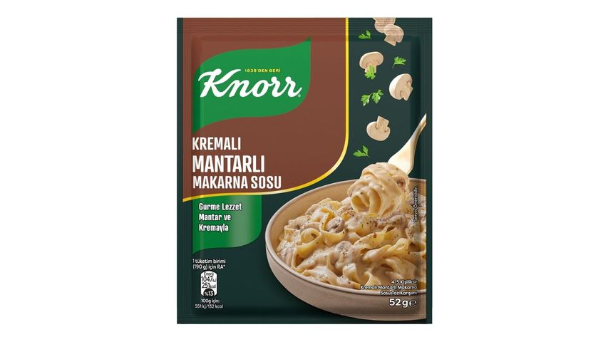 Knorr Kremalı Mantarlı Makarna Sosu 52 g