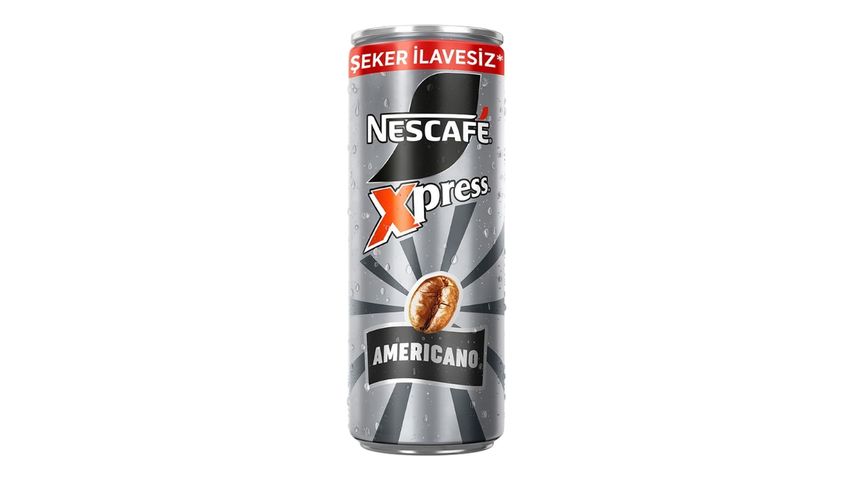 Nescafe Xpress Americano Şeker İlavesiz Soğuk Kahve 250 ml