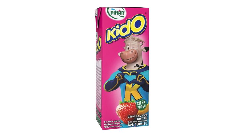 Pınar Kido Çilekli Süt 180 ml