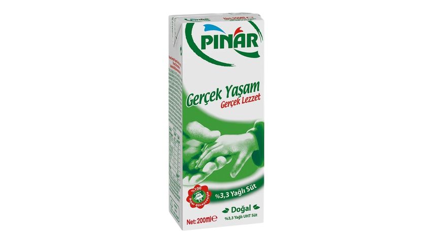 Pınar Tam Yağlı Süt 200 ml