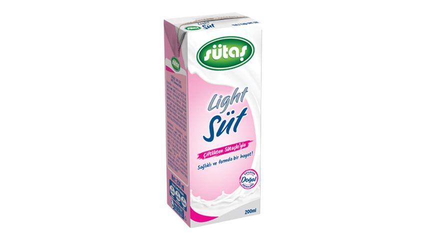 Sütaş Light Süt 200 ml