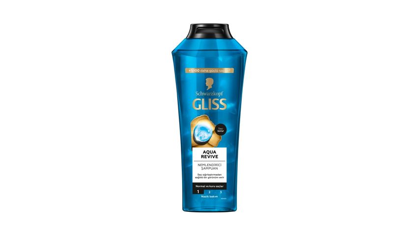 Gliss Aqua Revive Moisturizing Shampoo with Hyaluron & Seaweed 400 ml