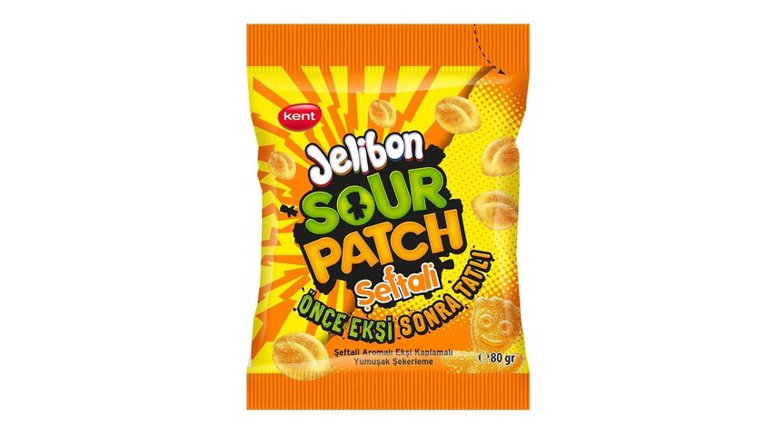 Jelibon Sour Patch Kids Şeftali Aromalı Şekerleme 80 g