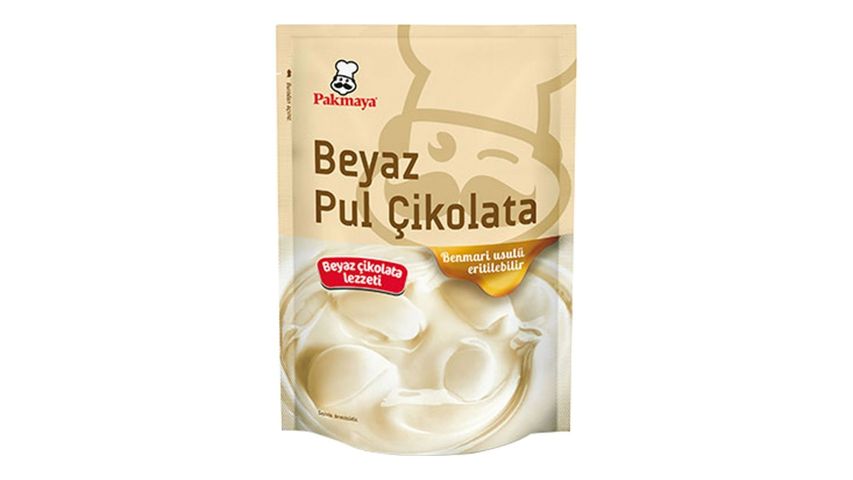 Pakmaya Beyaz Pul Çikolata 100 g