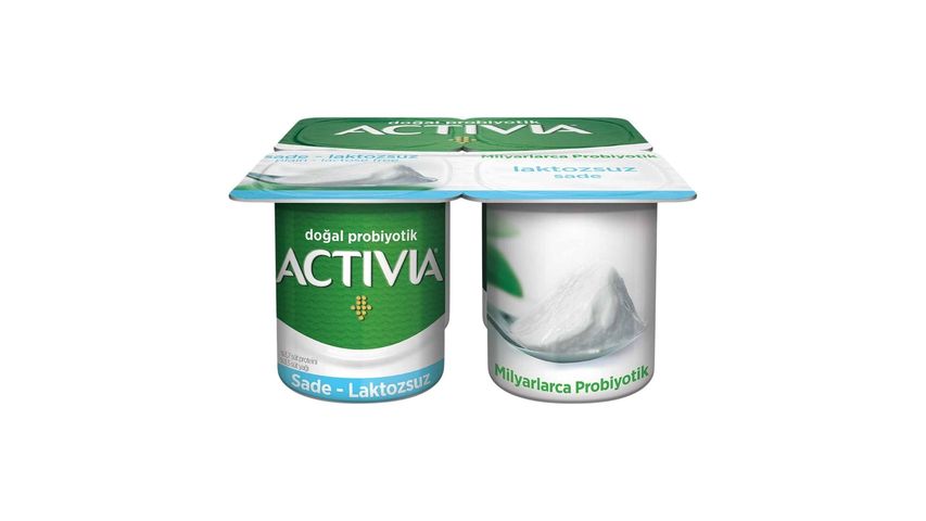 Activia Probiyotik Laktozsuz Sade Yoğurt 4 x 100 g
