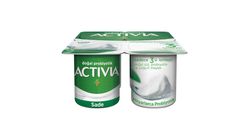 Activia Probiotic Plain Yogurt 4 x 100 g