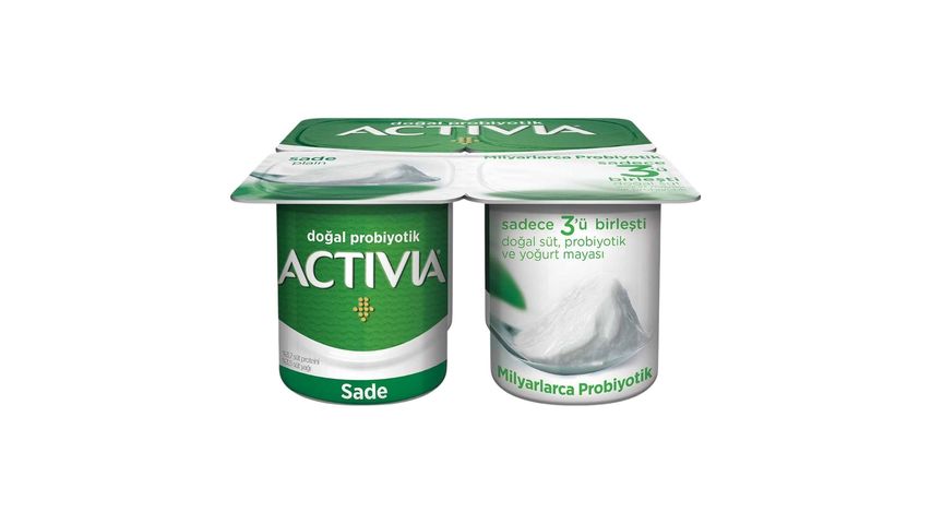 Activia Probiyotik Sade Yoğurt 4 x 100 g