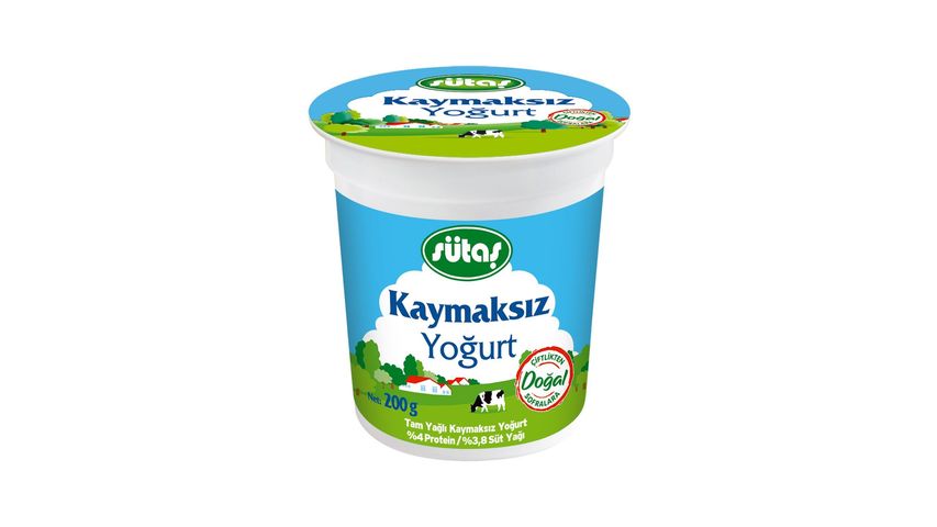 Sütaş Kaymaksız Yoğurt 200 g