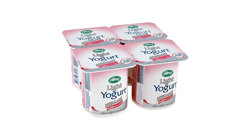Sütaş Light Yoğurt 4 x 125 g