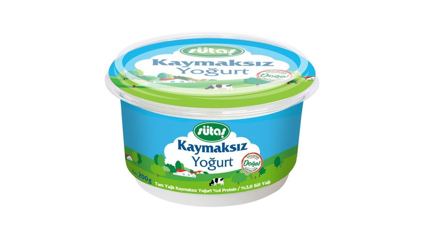 Sütaş Kaymaksız Yoğurt 200 g