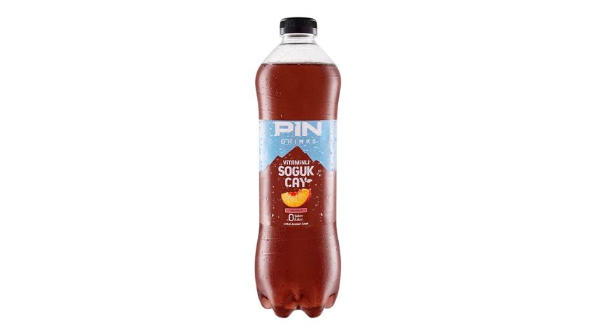 Pin Vitaminli Şeftali Aromalı Soğuk Çay 1 L