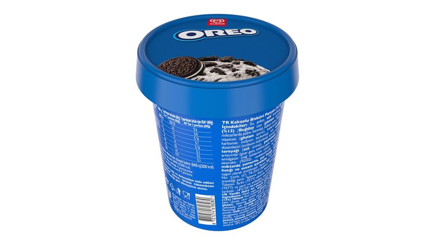 Algida Oreo Bisküvi Parçacıklı Dondurma 430 ml