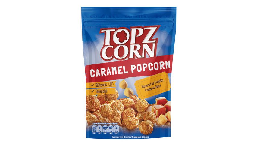 Topz Corn Caramel & Hazelnut Popcorn 80 g