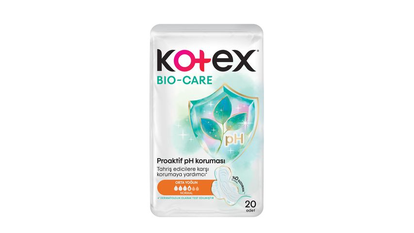 Kotex Bio-Care Quadro Normal Ped 20'li