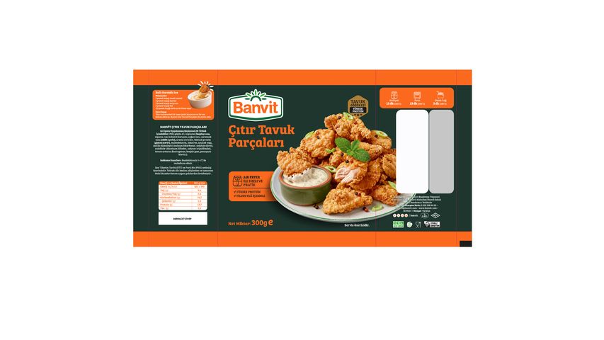 Banvit Çıtır Tavuk Parçaları 300 g