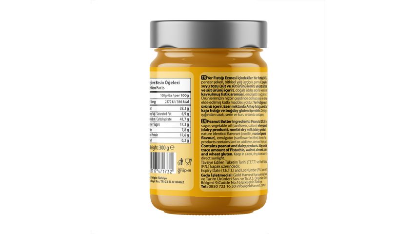 Master Nut Fıstık Ezmesi 300 g