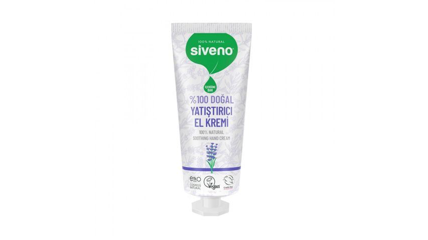 Siveno 100% Natural Soothing Hand Cream with Lavender Oil 30 ml