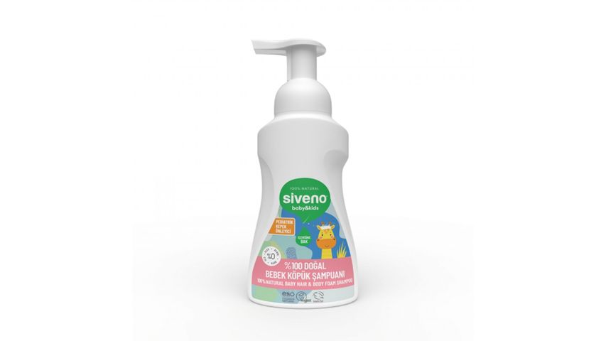 Siveno 100% Natural Baby Foaming Shampoo 250 ml