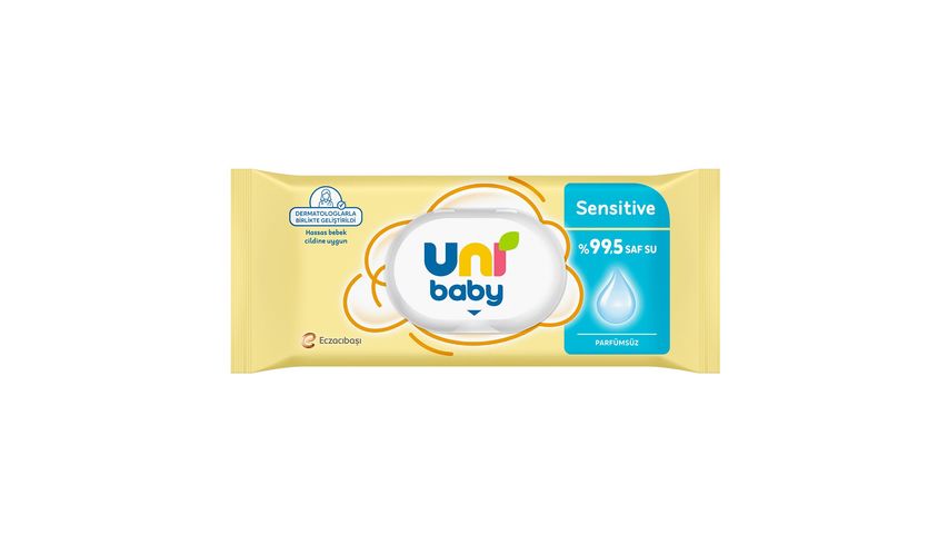 Uni Baby Sensitive Islak Bebek Mendil 90 Yaprak