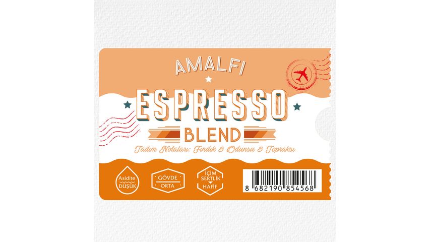 Moliendo Amalfi Espresso Blend Çekirdek Kahve 1000 g