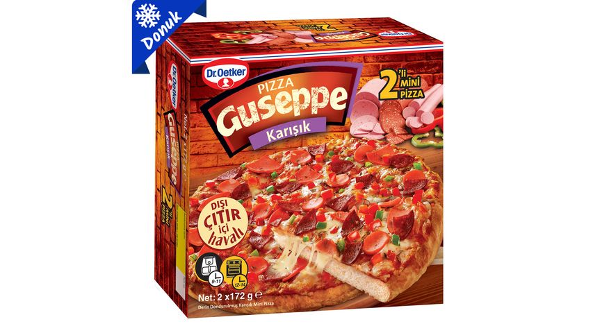 Dr. Oetker Guseppe Mini Karışık Pizza 344 g