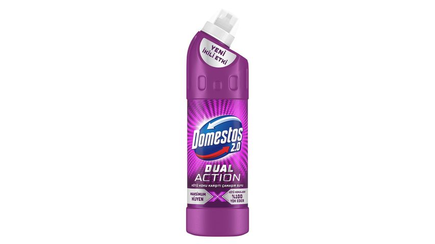 Domestos Dual Action Odour Control Bleach 750 ml