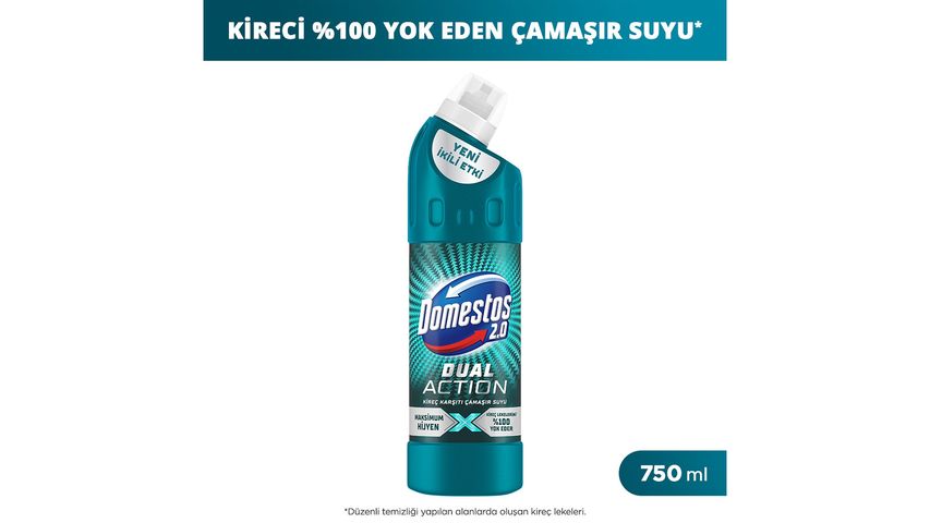 Domestos Dual Action Anti-Limescale Bleach 750 ml