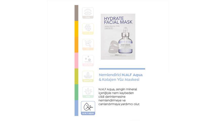 Dermal Korea Hydrate Yüz Maske Seti