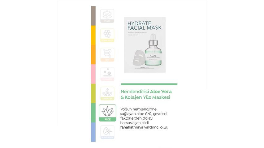 Dermal Korea Hydrate Yüz Maske Seti