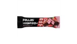 Fellas Chocolate-Coated HighPro+ Protein Bar – Strawberry Flavor, 50 g