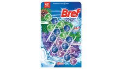 Bref Power Aktiv Toilet Rim Block 4-Pack Pine & Lavender Fragrance Effective Odour Control