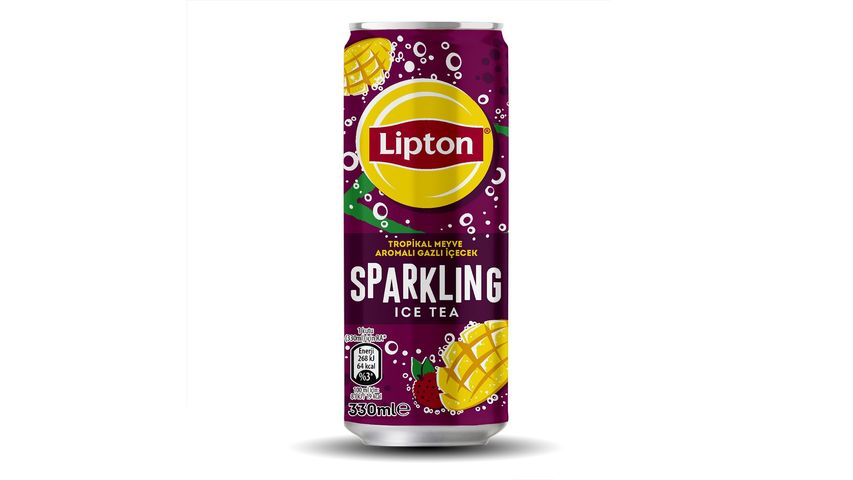 Lipton Tropikal Meyve Aromalı Sparkling Ice Tea 330 ml