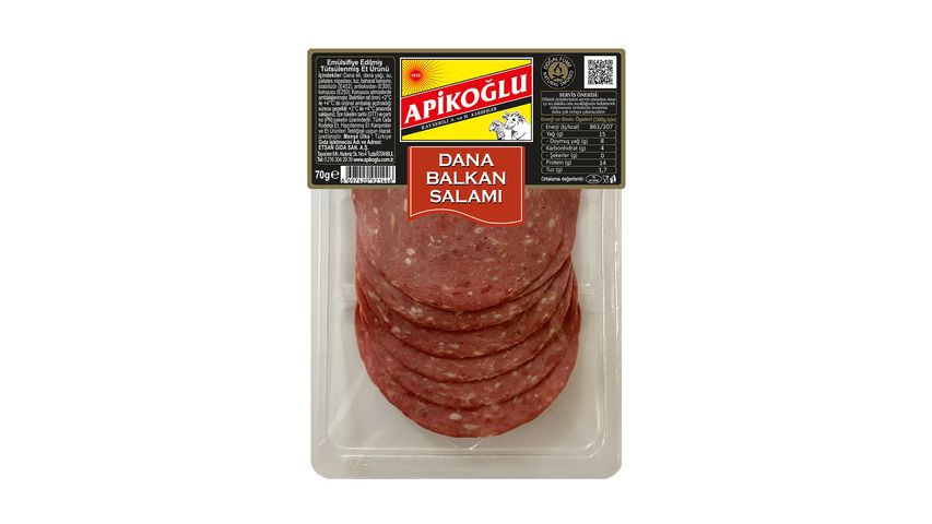 Apikoğlu Beef Balkan Salami 70 g