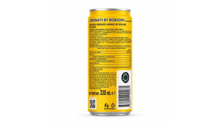 Borjomi Limonati Pear 330 ml