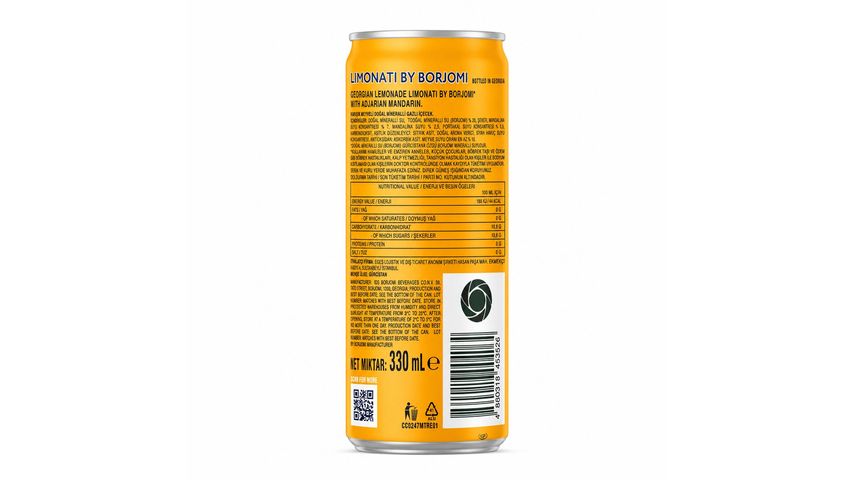 Borjomi Limonati Mandarin 330 ml