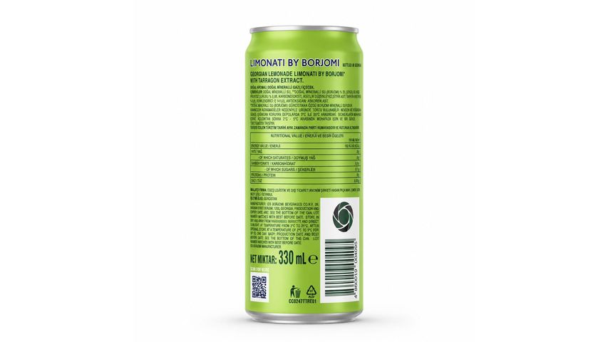 Borjomi Limonati Tarhun 330 ml