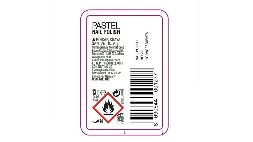 Pastel Nail Polish 27