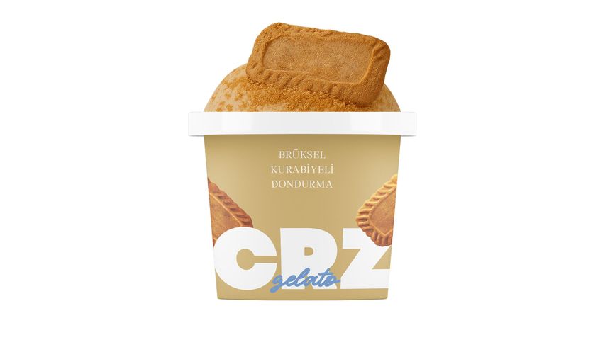 Crazy Flakes Gelato Brüksel Kurabiyeli Dondurma 180 ml