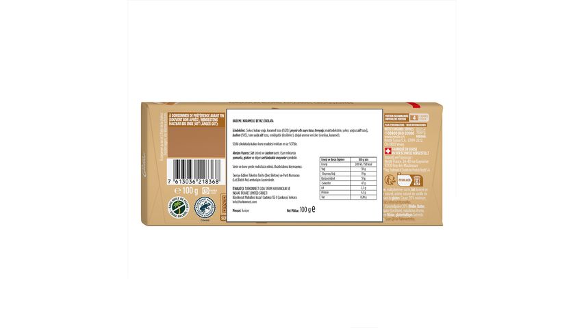 Cailler Blond Almond Tablet 100 g