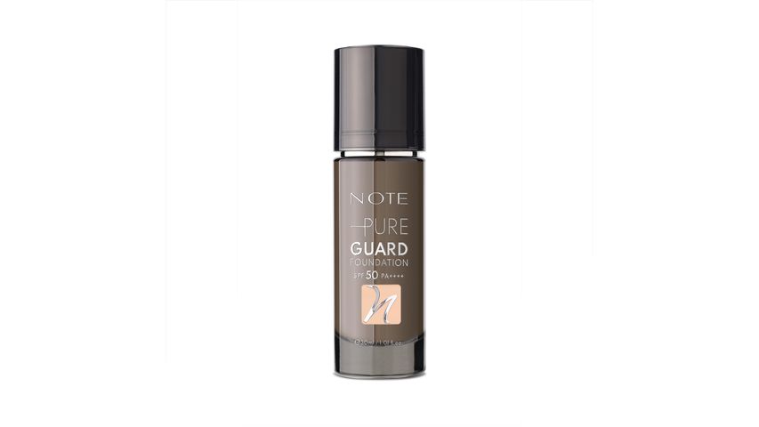 Note Pure Guard Foundation 100 Glowing Beige SPF 50 Full Coverage Satin Finish Foundation