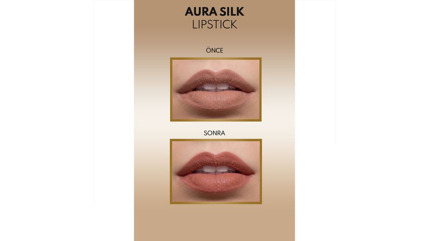 Note Aura Silk Lipstick 07 Classy Nude Creamy Semi-Matte Lipstick - Nude