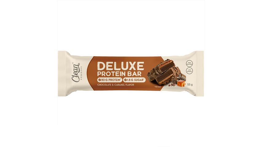 Clean Powders Çikolata & Karamelli Deluxe Protein Bar 55 g