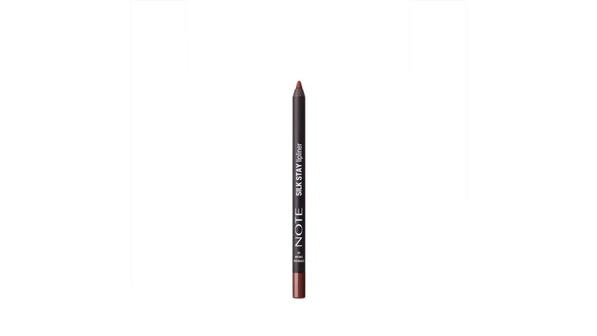 Note Silk Stay Lipliner 09 Espresso Dream Waterproof Silky Lip Pencil (Brown)