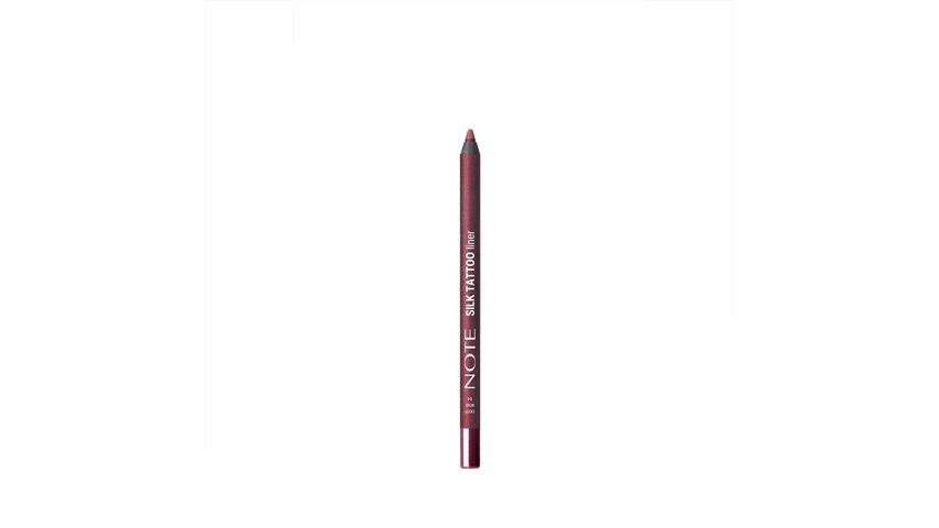 Note Silk Tattoo Liner 04 Deep Wine – Waterproof Silky Gel Eyeliner (Burgundy, Matte)