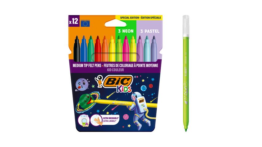 BIC Cosmo Keçeli Boya Kalemi 12 Renk