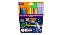 BIC Cosmo Felt Tip Markers – 12 Colors