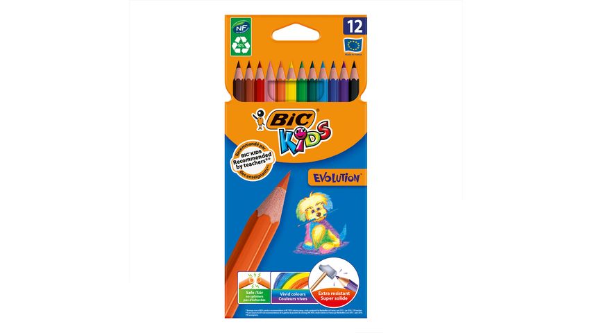 BIC 37-Piece Attention Development Coloring Set (Includes Pencil Case)