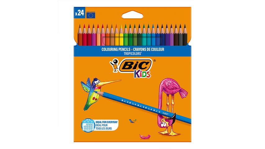 BIC Tropicolors Kuru Boya Kalemi 24 Renk