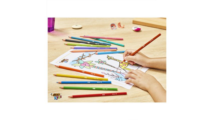 BIC Tropicolors Kuru Boya Kalemi 24 Renk